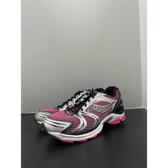 Saucony ProGrid Triumph 4 Pink Silver S70704 8 Size 8 Men Size 9.5 Women Mesh main image 4